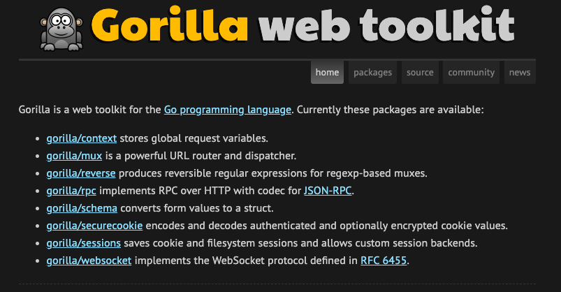 Gorilla WebSocket